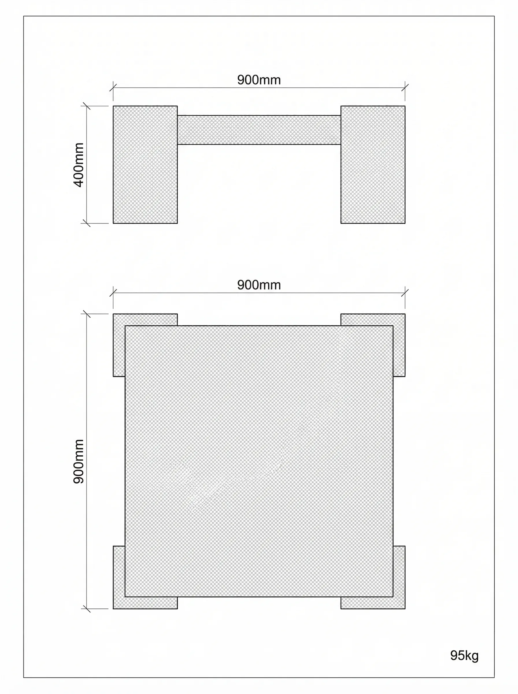 Quadro technical drawing